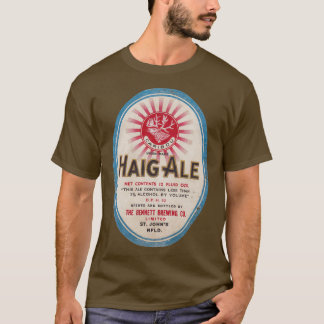 Newfoundland Beer Label Haig Ale T T-Shirt