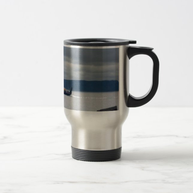 Newfoundland Bell Island Ferry Flanders Travel Mug (Right)