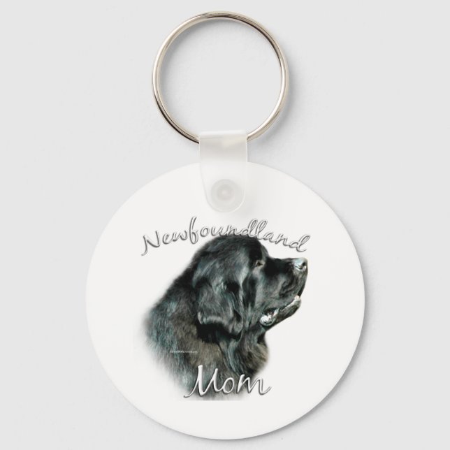 Newfoundland (blk) Mum 2 Key Ring (Front)