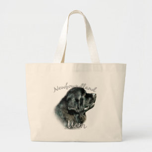 Newfoundland (blk) Mum 2 Large Tote Bag