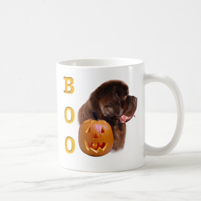 Newfoundland (brown) Boo Coffee Mug (Right)