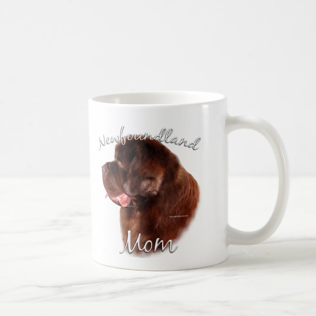 Newfoundland (brown) Mum 2 Coffee Mug (Right)