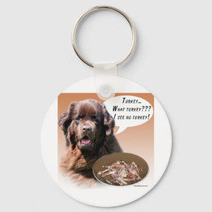 Newfoundland (brown) Turkey Key Ring