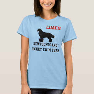 Newfoundland Bucket Swim Team shirt (black)