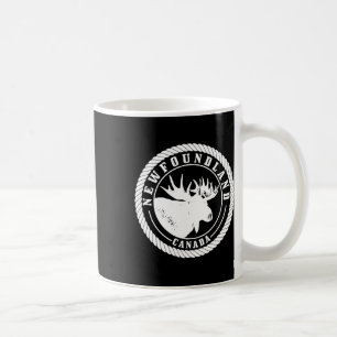 Newfoundland Canada Moose Vintage Hiking Nature Ca Coffee Mug