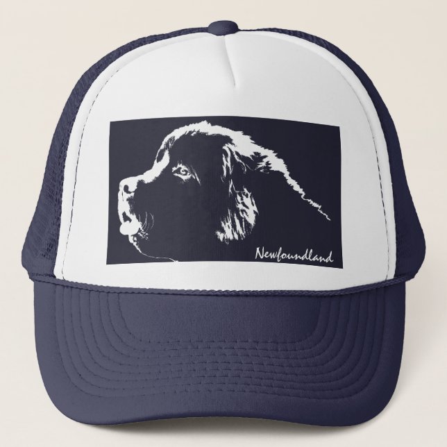 Newfoundland Caps Caps Dog Lover Hats Gift (Front)