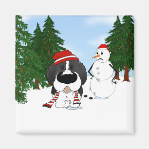 Newfoundland Christmas Magnet