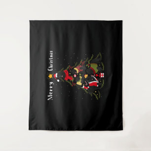 Newfoundland Christmas Tree Xmas Dog Lover Tapestry