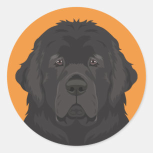 Newfoundland Classic Round Sticker