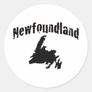 Newfoundland Classic Round Sticker