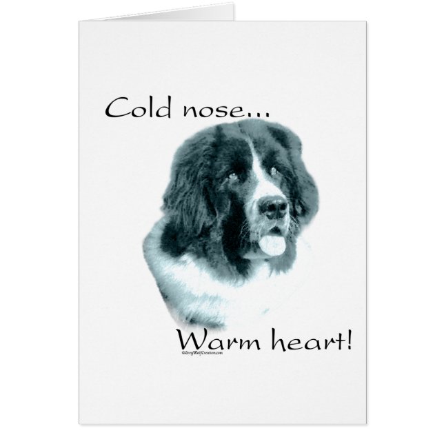 Newfoundland Cold Nose Warm Heart (Front)
