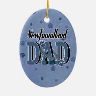 Newfoundland DAD Ceramic Tree Decoration