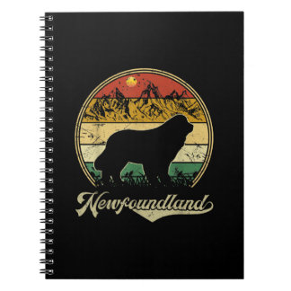 Newfoundland design | funny gift for dog lover notebook
