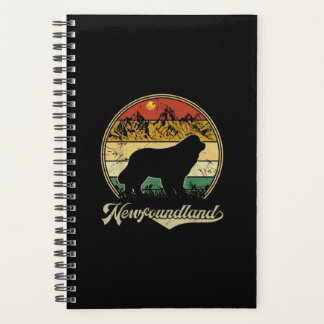 Newfoundland design | funny gift for dog lover planner
