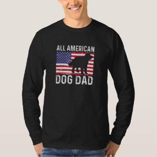 Newfoundland Distressed Patriotic All American USA T-Shirt