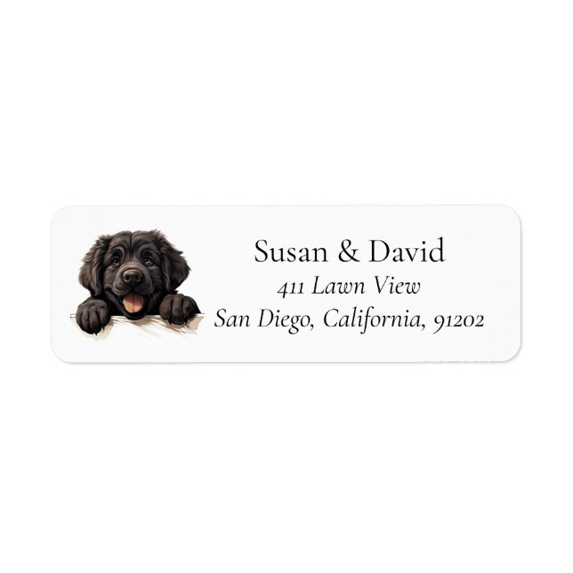 Newfoundland Dog Breed Pet Lovers (Front)