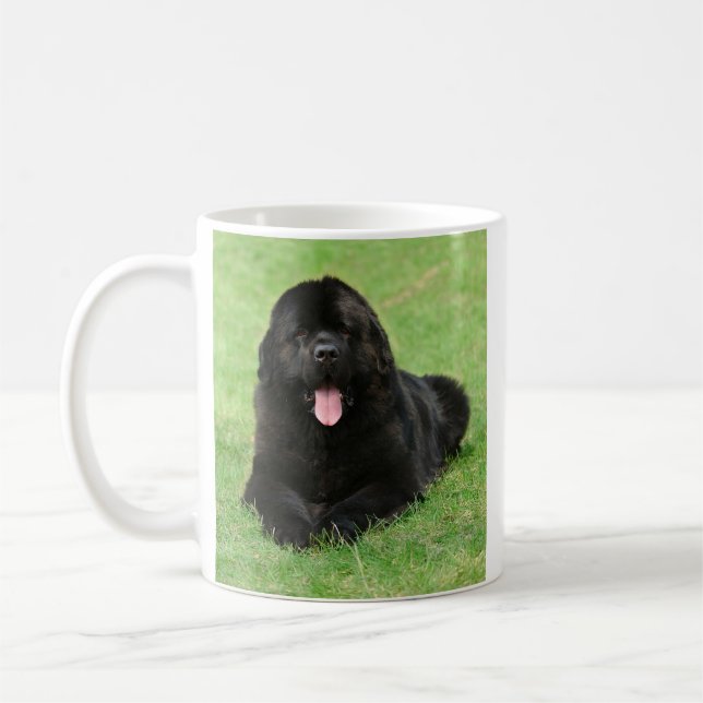 Newfoundland dog coffee mug (Left)