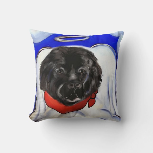 Newfoundland Dog Cushion (Front)