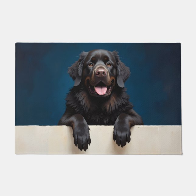 Newfoundland Dog Doormat Art (Front)