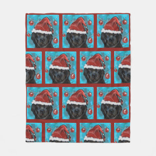 Newfoundland Dog Fleece Blanket