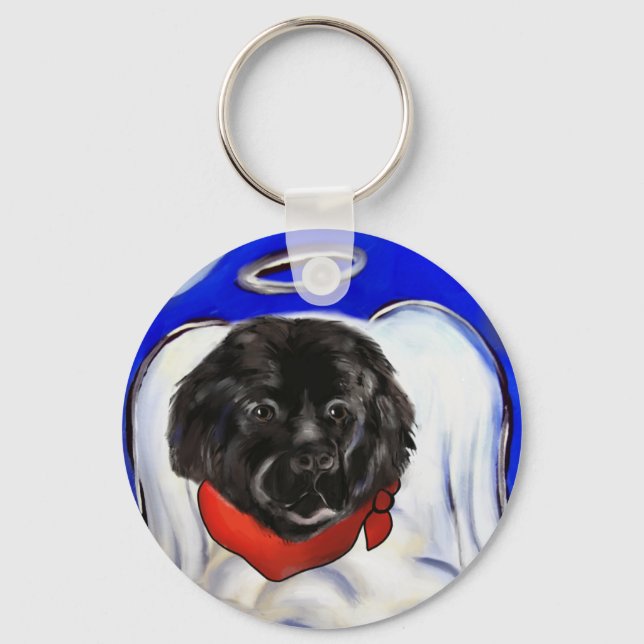 Newfoundland Dog Key Ring (Front)