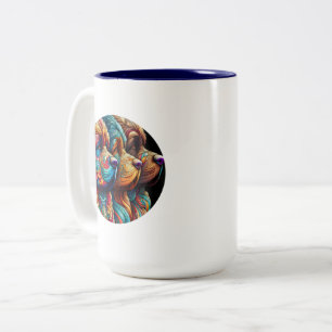 Newfoundland Dog Mugs for Home and Travel 3 Heads
