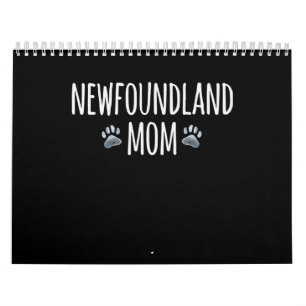 Newfoundland dog mum dog lover paws gift calendar