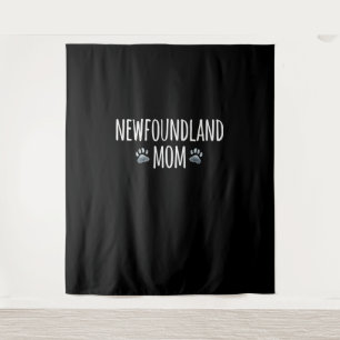 Newfoundland dog mum dog lover paws gift tapestry