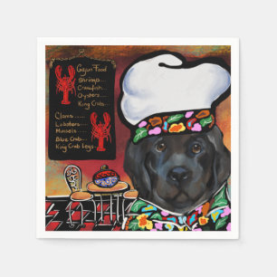 Newfoundland Dog Napkin