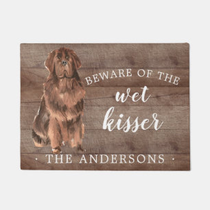 Newfoundland Dog Personalised Door Mat