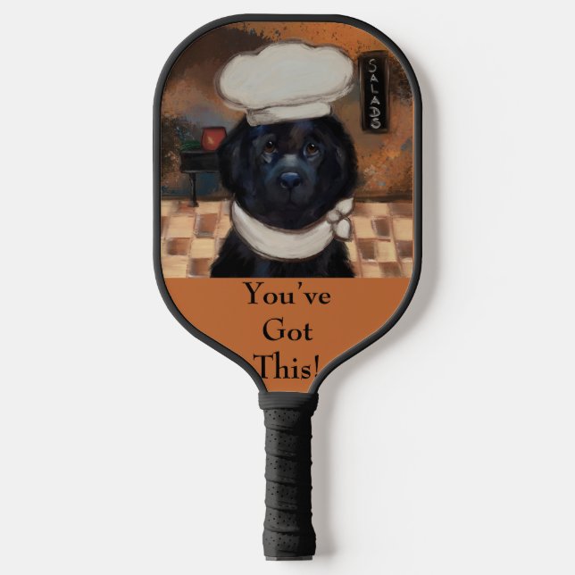 Newfoundland Dog         Pickleball Paddle (Front)