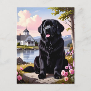 Newfoundland Dog Postcard
