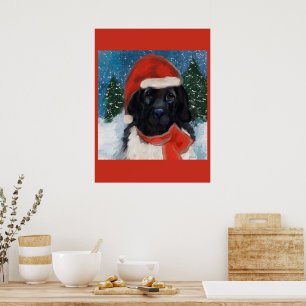 NEWFOUNDLAND  DOG POSTER