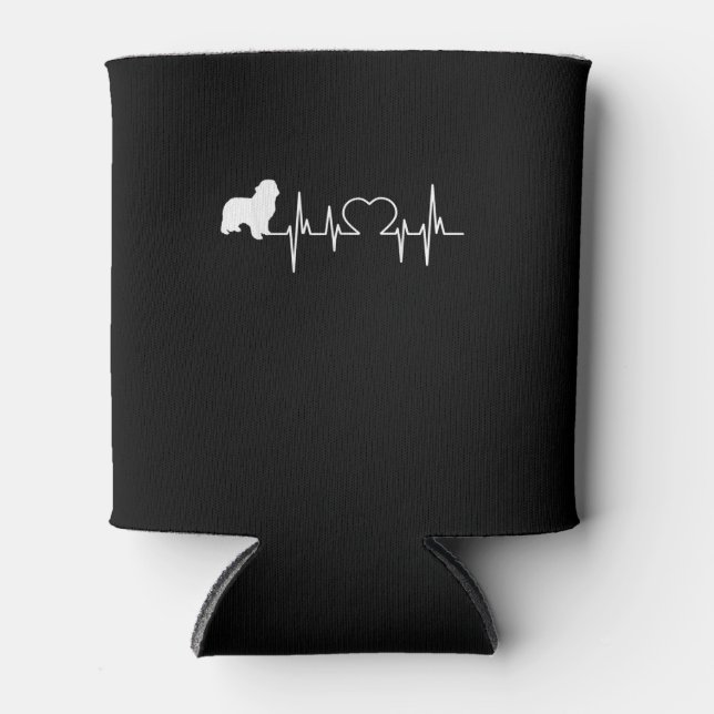 Newfoundland dog present | Animal Lover Gift Can Cooler (Front)