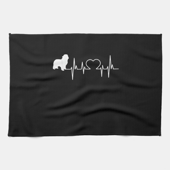 Newfoundland dog present | Animal Lover Gift Tea Towel (Horizontal)