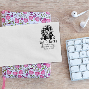 Newfoundland  Dog, Return Address,  Rubber Stamp