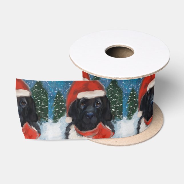 NEWFOUNDLAND  DOG SATIN RIBBON (Spool)