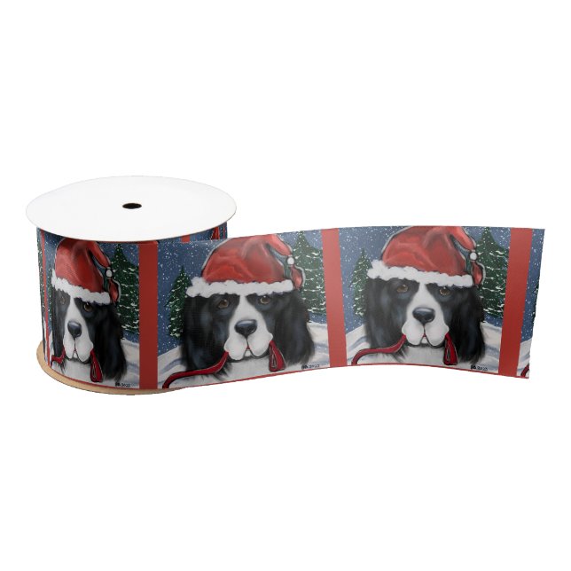 Newfoundland Dog Satin Ribbon (Spool)