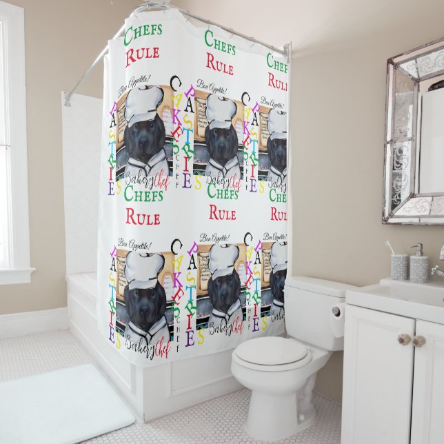 Newfoundland Dog       Shower Curtain (In Situ)
