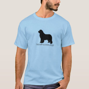 Newfoundland Dog Silhouette T-Shirt