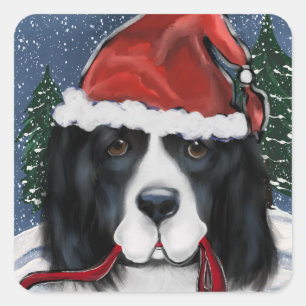 Newfoundland Dog Square Sticker