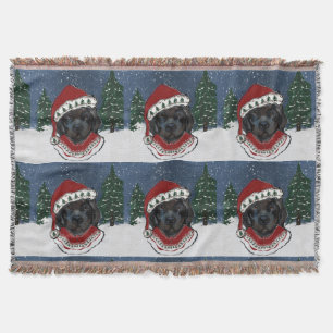 Newfoundland Dog Throw Blanket