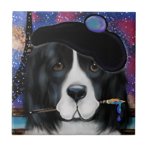 Newfoundland Dog Tile