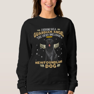Newfoundland dog with funny saying sweatshirt