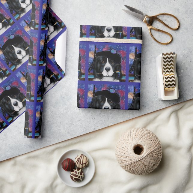 Newfoundland Dog Wrapping Paper (Crafts)