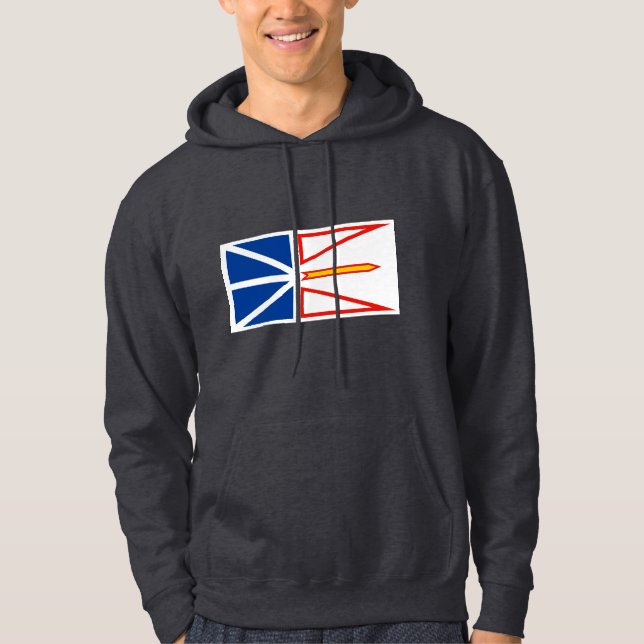 NEWFOUNDLAND FLAG HOODIE (Front)