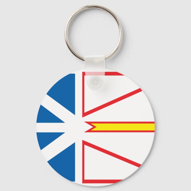 Newfoundland flag key ring (Front)