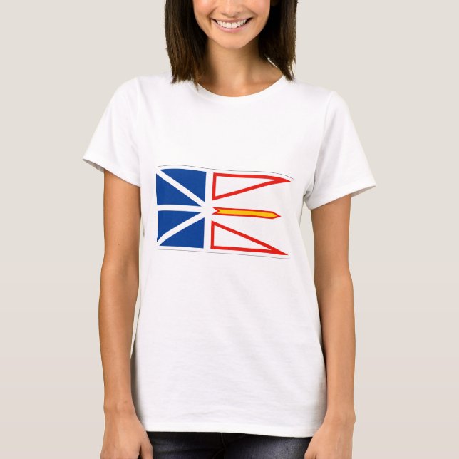 NEWFOUNDLAND FLAG T-Shirt (Front)