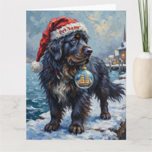 Newfoundland Gentle Christmas Rescue Card