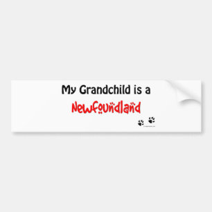Newfoundland Grandchild Bumper Sticker